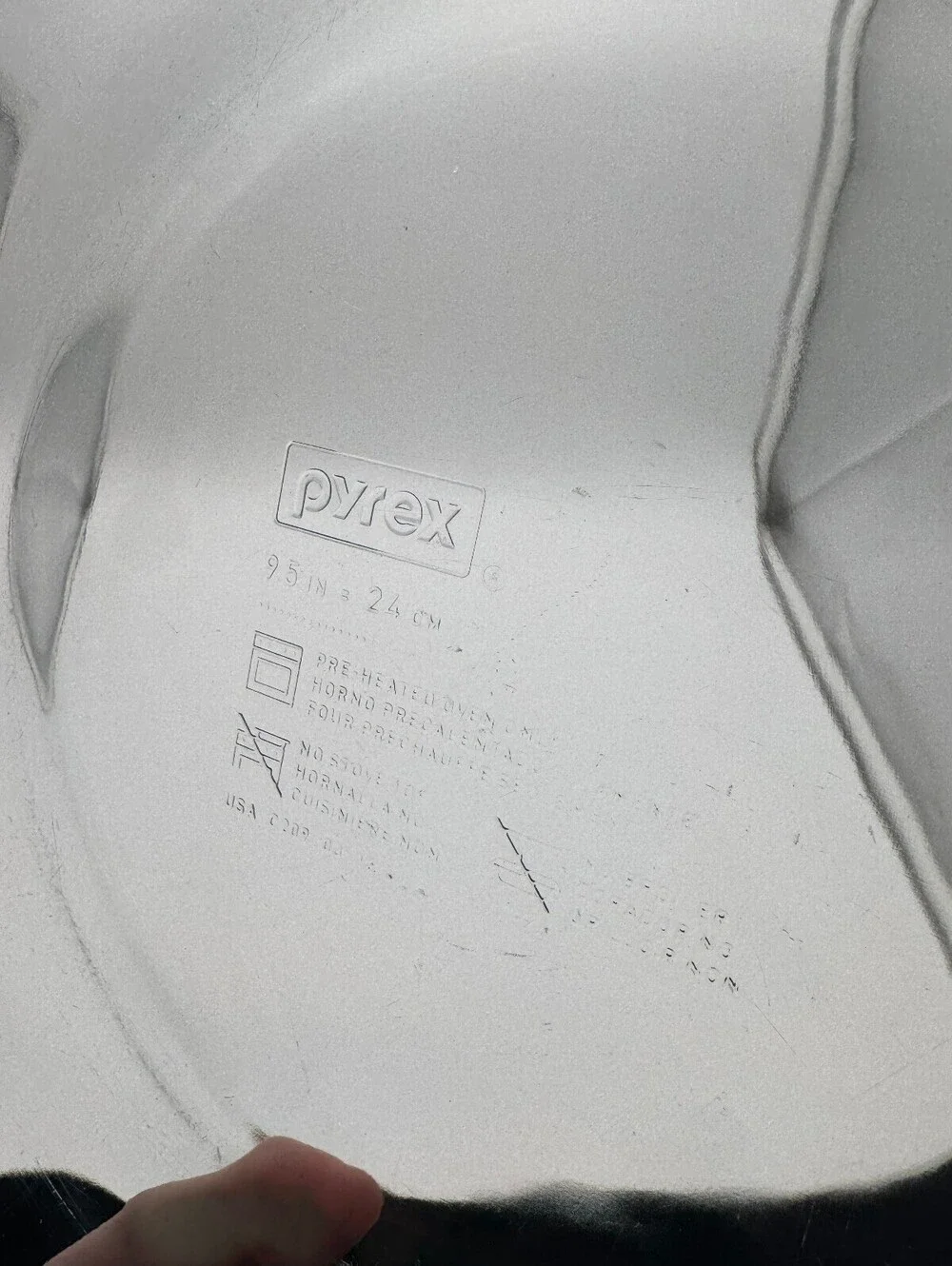 Pyrex Deep Pie Plate #209 9.5